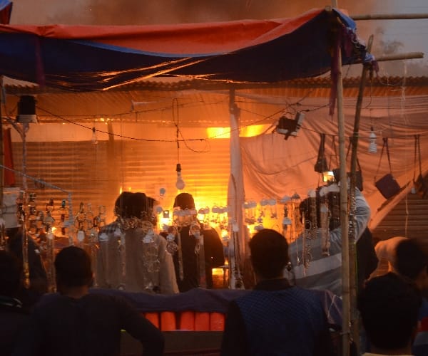 fire in Lucknow Mahotsav.