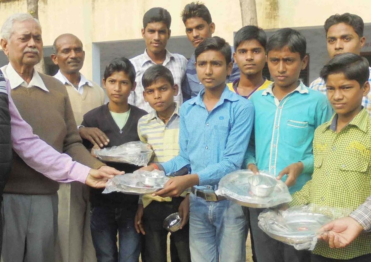 Yogendra in the long jump, shot put Shobhit topper