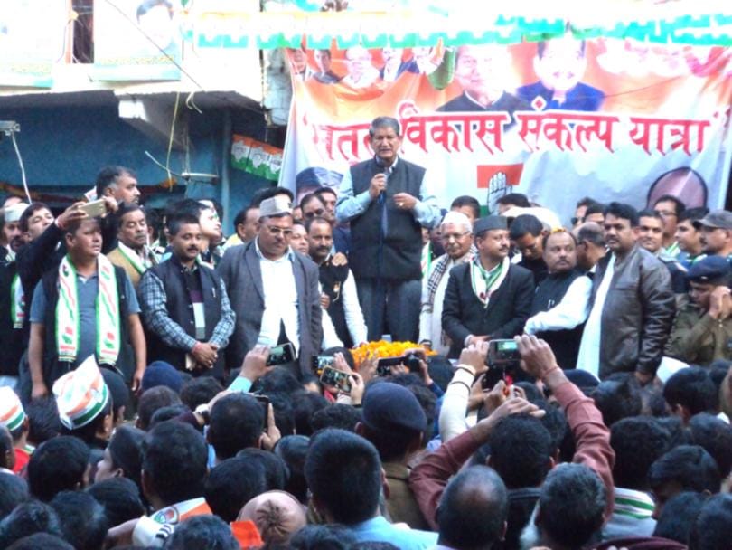 harish rawat targeted central minister visit in uttarakhand.