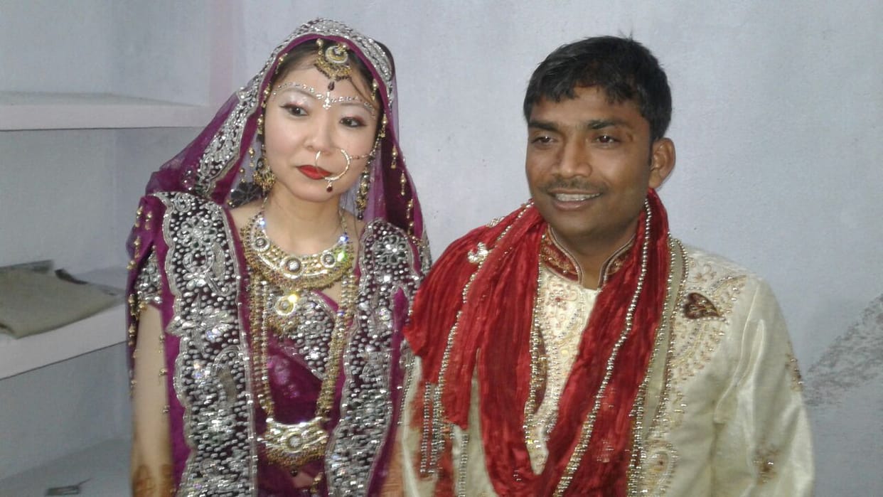 japani girl have became bride of mirzapur