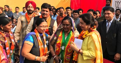 municiple corporation election, mp kher campaigning for anil dubey 
