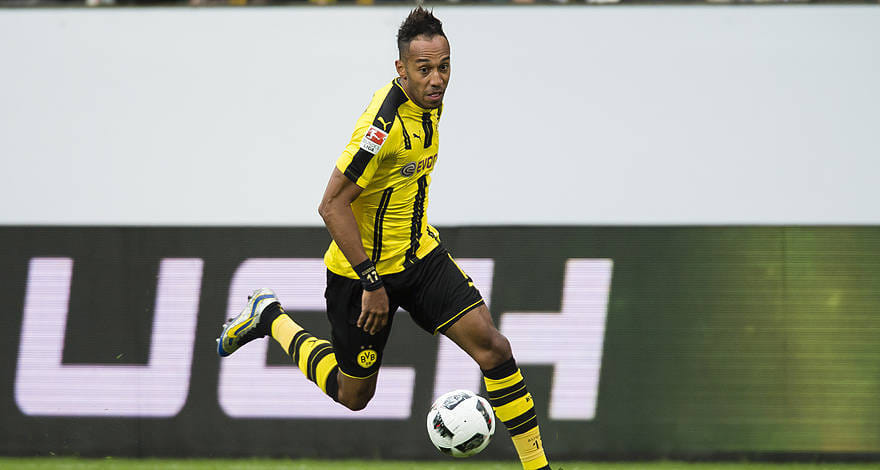 german pierreemerick aubameyang challenges usain bolt