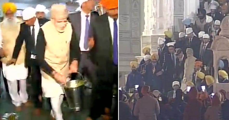 PM Modi reached amritsar golden temple, heart of asia summit