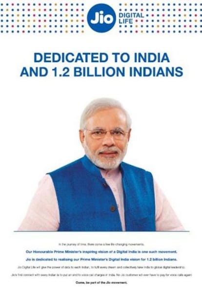 paytm, jio gets notice on using pm pic in their advertisement