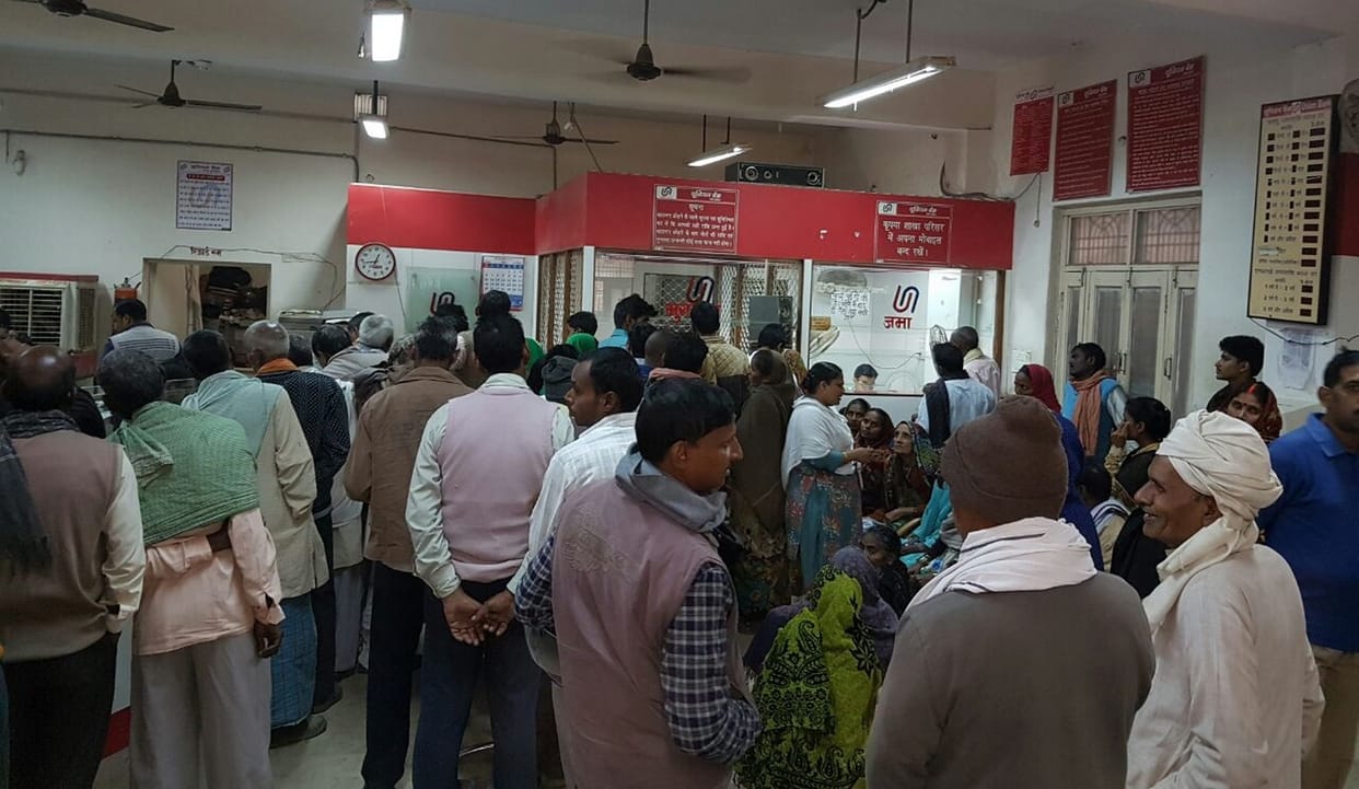 Banks cash, people upset