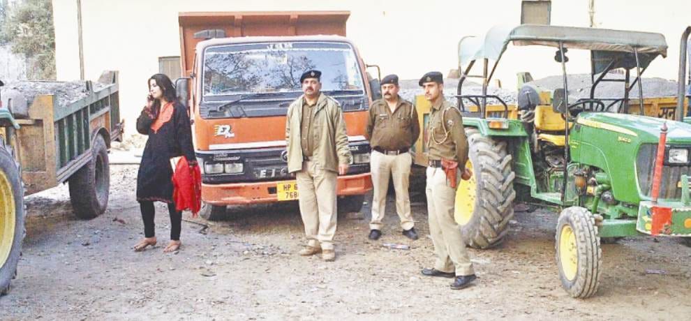 sp soumya sambasivan takes action against illegal mining
