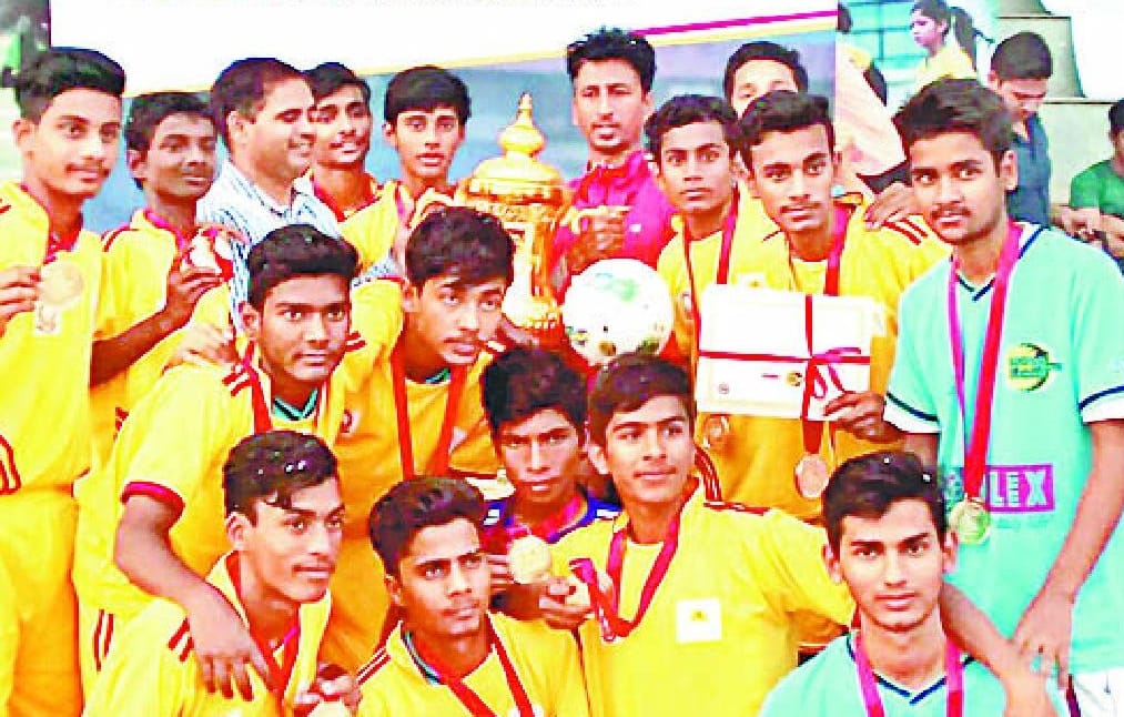 Nalanda players shine in soccer match