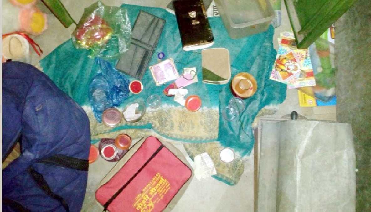 Theft of millions from the teacher's home