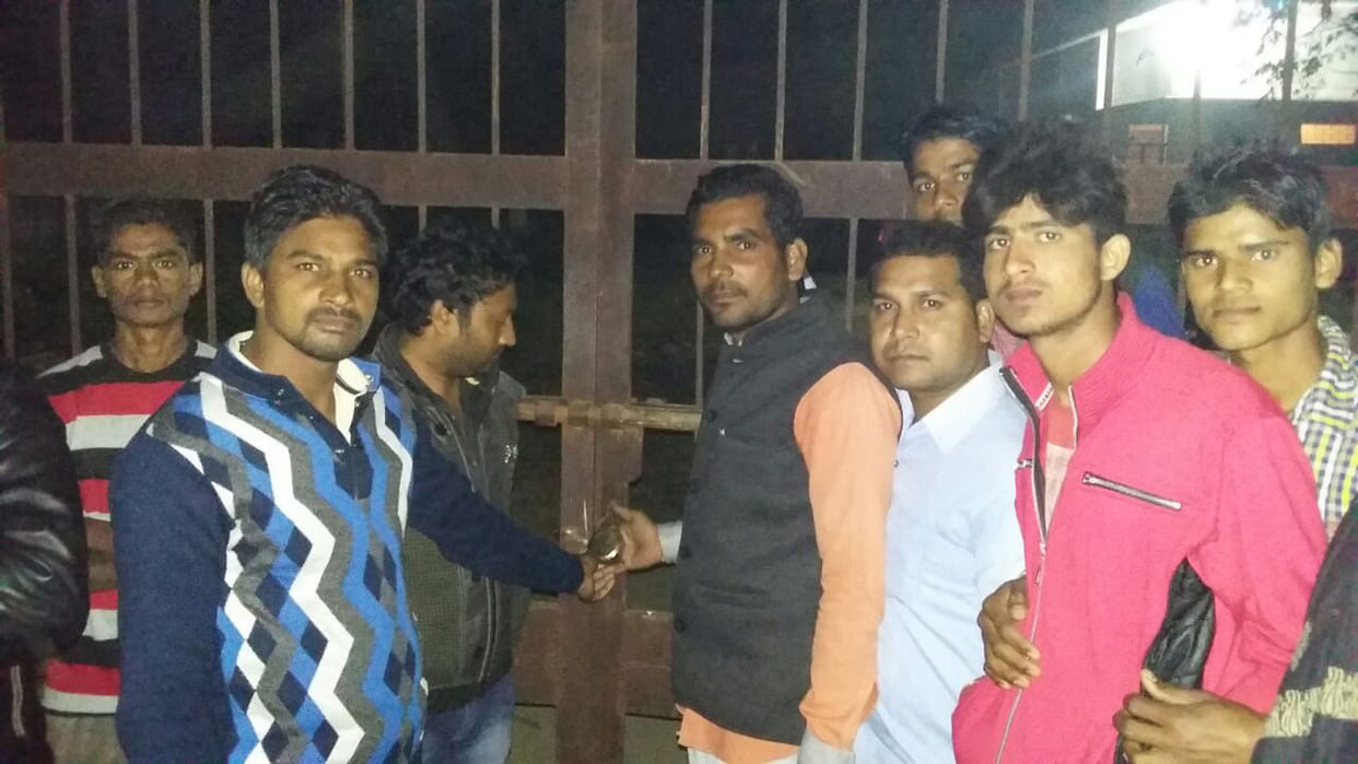 locking of power station in bulandshaher