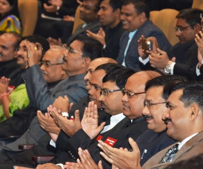 akhilesh yadav inaugurates pcs conference in lucknow