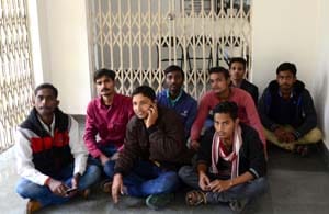 Gandhi statue of Ganga washes arrived student
