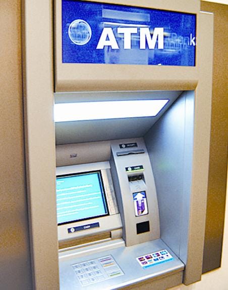 Most ATMs in the city over money