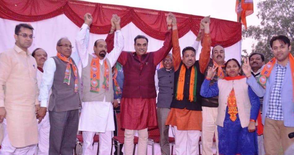 Congress spokesperson op verma join bjp, sanjay tondon welcomes him