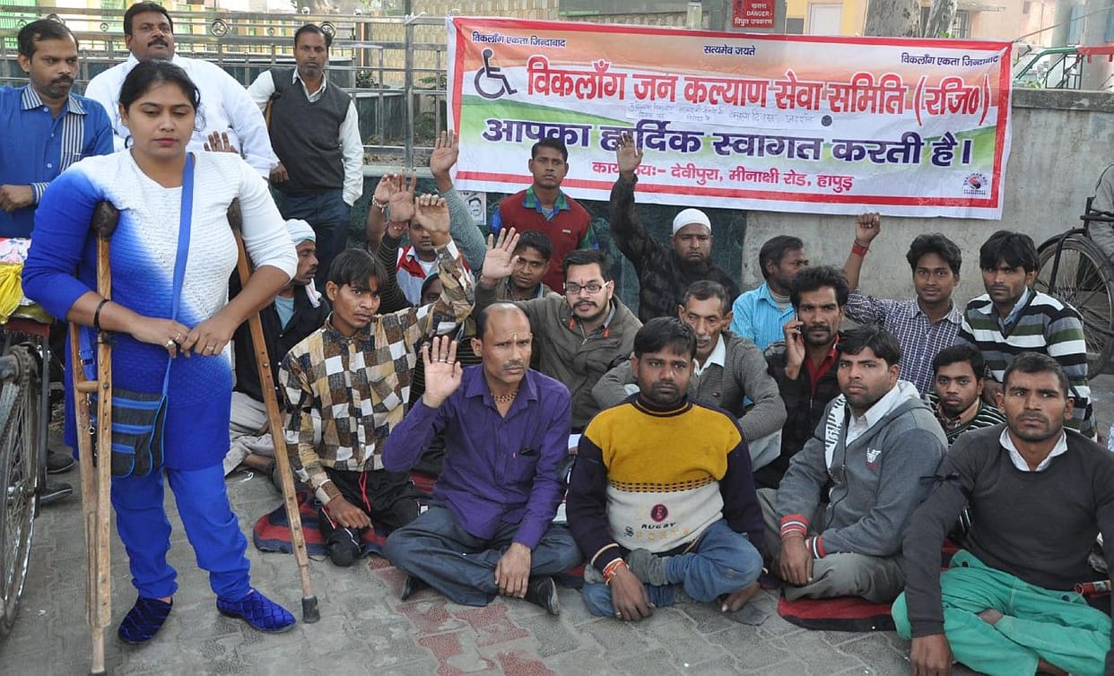 Disabled observed Black Day