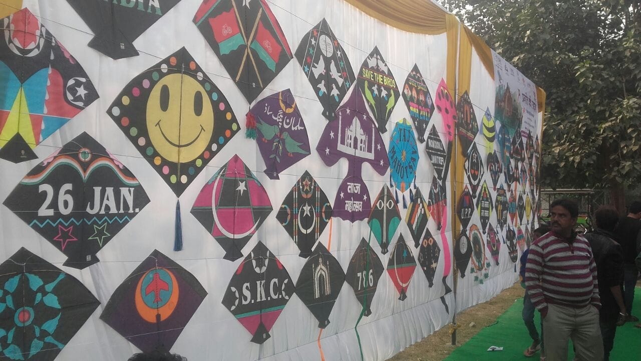 kite festival in Lucknow.