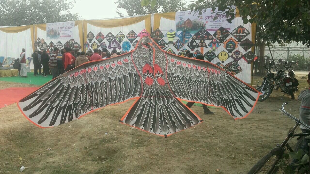 kite festival in Lucknow.