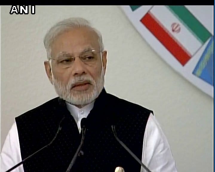 #HeartOfAsia: pm modi address the sixth Ministerial Conference in Amritsar