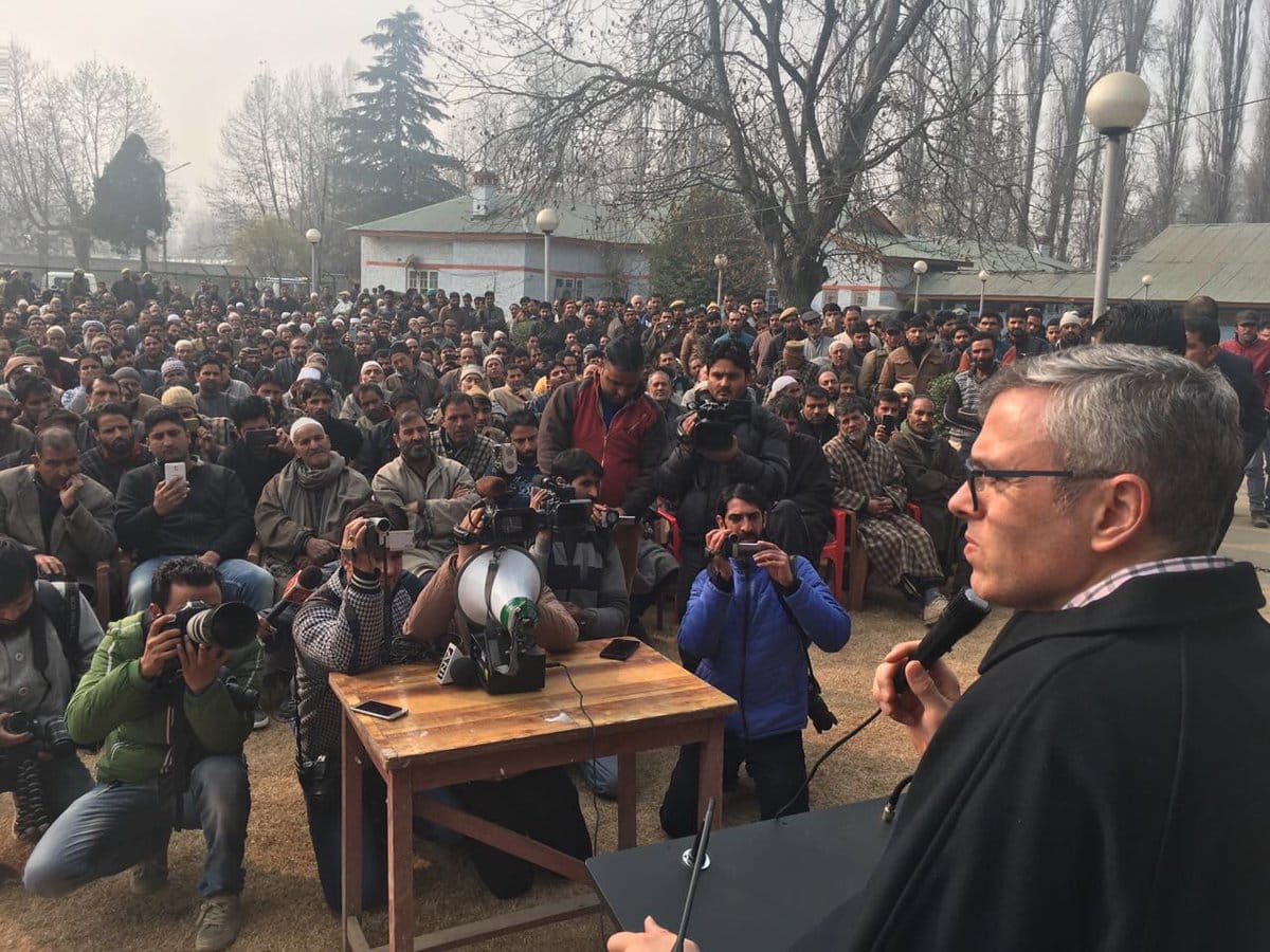 omar abdullah says mehbooba working on agenda of ajit doval