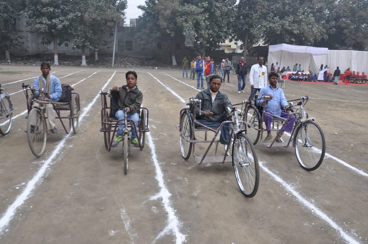 Physical handicapped children shows their excelence