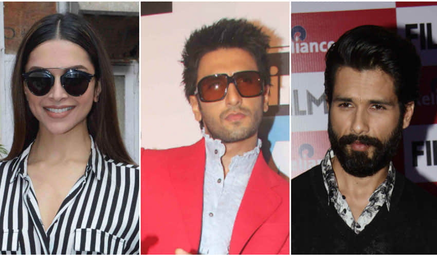 shahid and deepika's shooting make ranveer angry