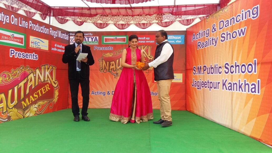 sapna chaudhary in reality show at haridwar