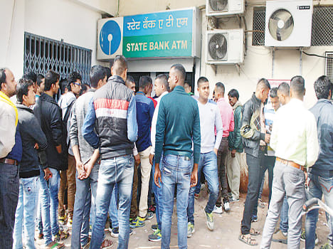 police assaulted out of atm 