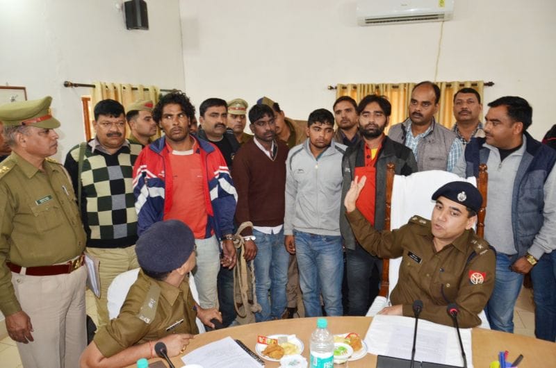 police arrested four criminals before crime