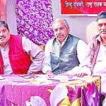 हिंदू जागरण मंच के अभ्यास वर्ग में विचार रखते प्रांतीय संगठन मंत्री। 