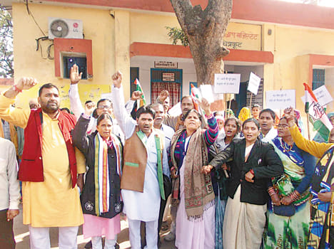 LPG price hike protest