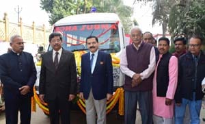 Ambulance service, which will be ready soon kayastha building