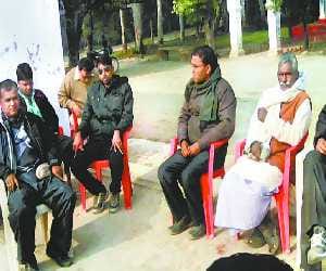 Principal beaten with hockey-sticks