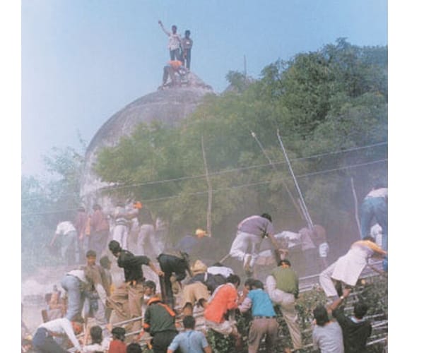 this is how ayodhya disputed structure was demolished