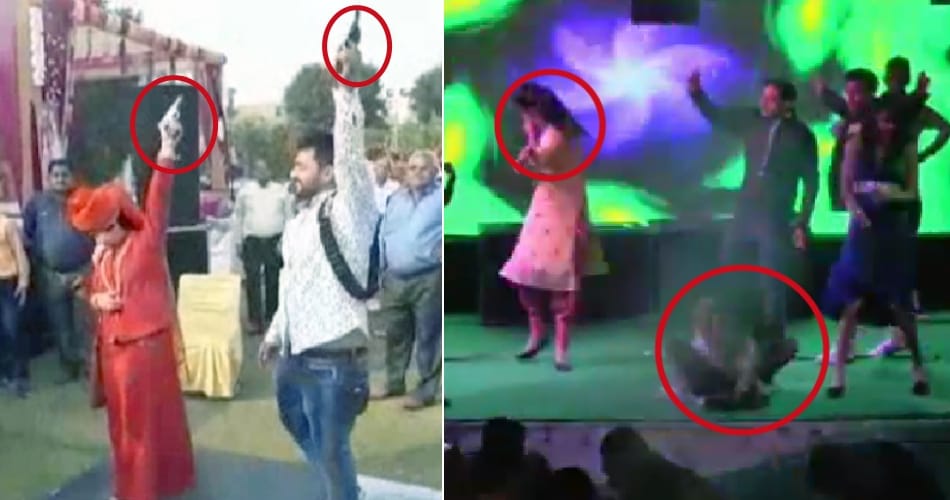 year 2016 firing incident in marriages at punjab and haryana