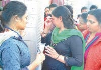 clerck exam, police protection, students, kaithal