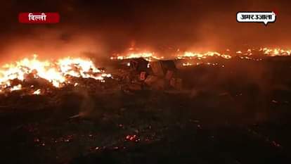 Fire in shanties in Delhi’s Rithala area