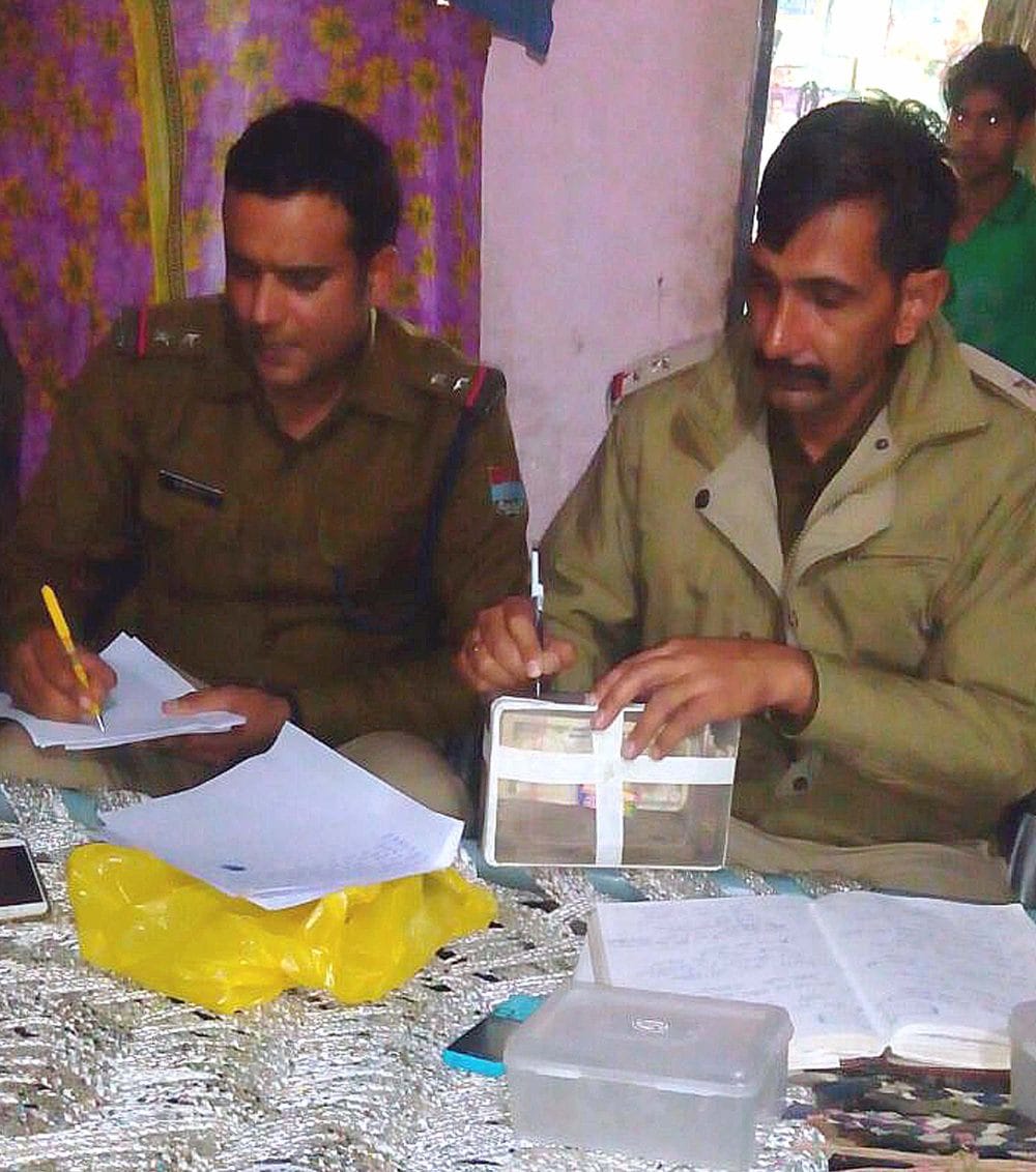 women find old currency in forest