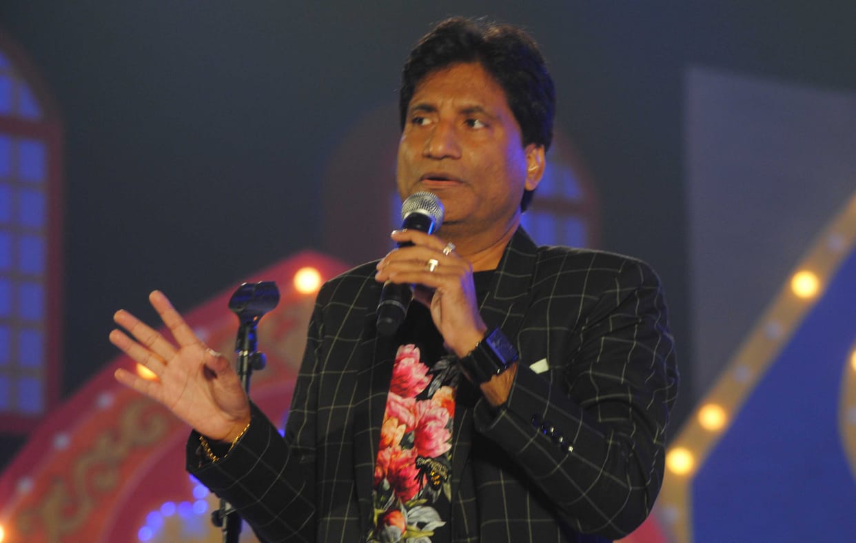 comedian raju shrivastav in lucknow mahotsav