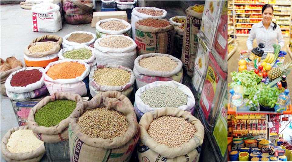  recession and falling prices of pulses, rice, water chestnut was also cheap