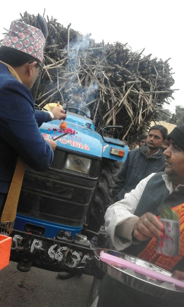 Nepal reached a cane-laden trolley welcome