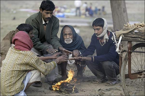 cold in central up  