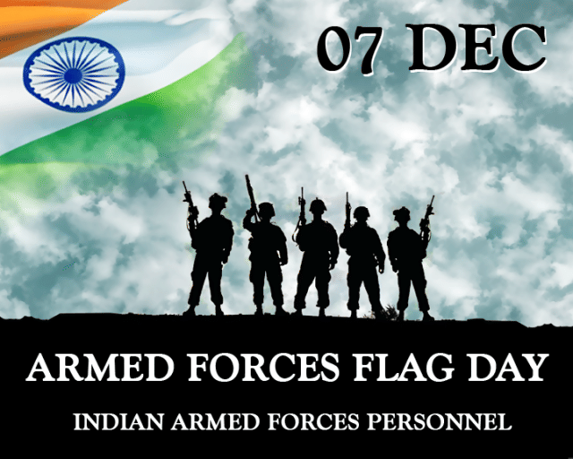 armed force flag day today 