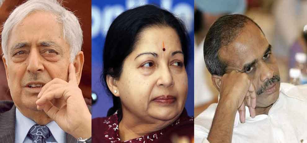 chief ministers who died while there tenure