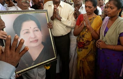 Disputed political journey yet supporters were worship Jayalalitha