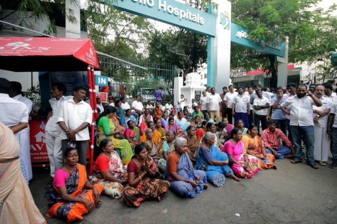 after death of CM Jaylalita, Chennai turns ghost town