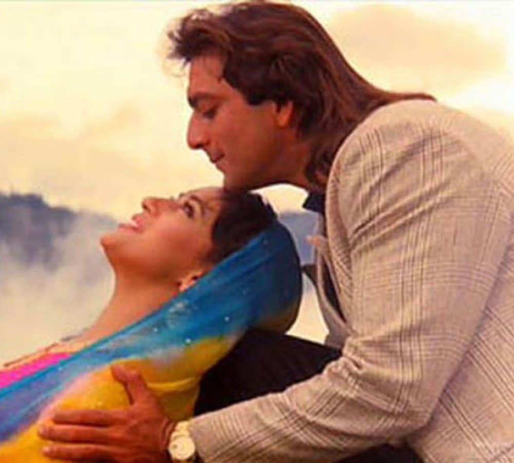 Madhuri Dixit and Sanjay Dutt Untold love Story when wife richa sharma know about husband affair