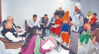meeting, police, national sc st commision member, kaithal