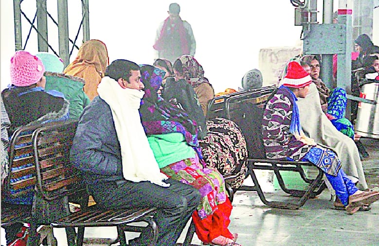 Speed trains halted by fog