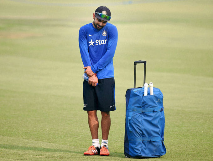 Indian Cricket Team Playing With Rubber Balls in Wankhede