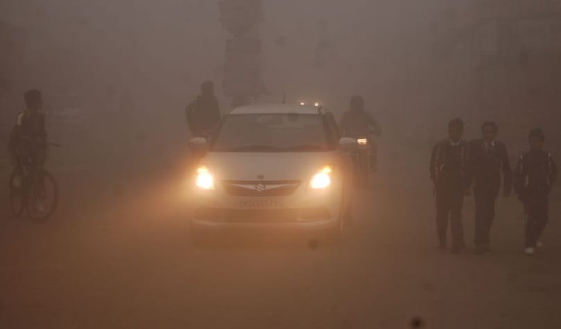 Valley fog lapped