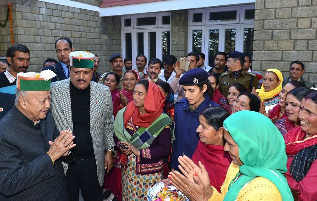 Virbhadra Singh Statement on AIMS Building at Bilaspur.